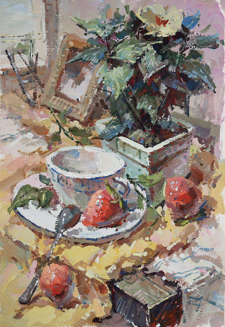 色彩靜物作品